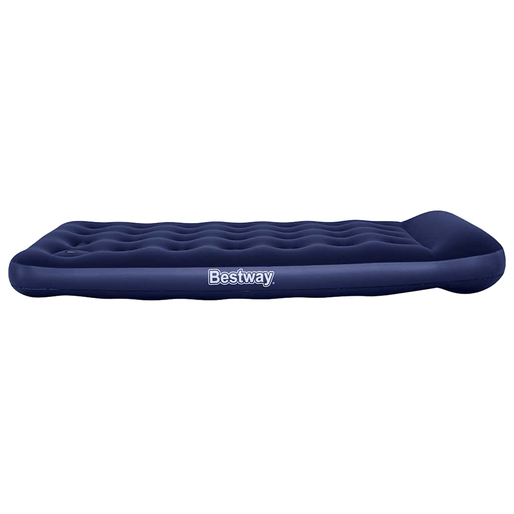 Bestway luftmadrass med inbyggd fotpump flockad