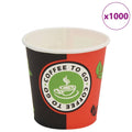Engångsmuggar kaffe papper 120 ml (4 oz)