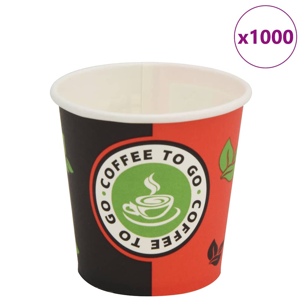 Engångsmuggar kaffe papper 120 ml (4 oz)
