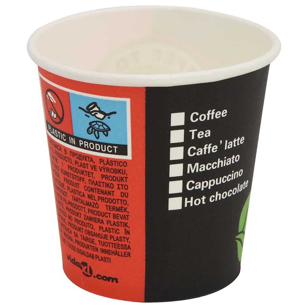 Engångsmuggar kaffe papper 120 ml (4 oz)
