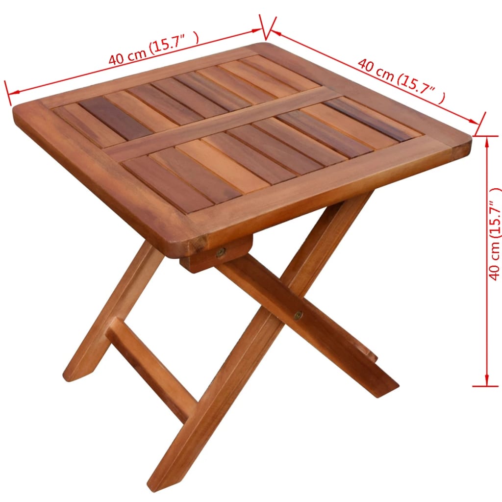 Solsäng Med Bord Massivt