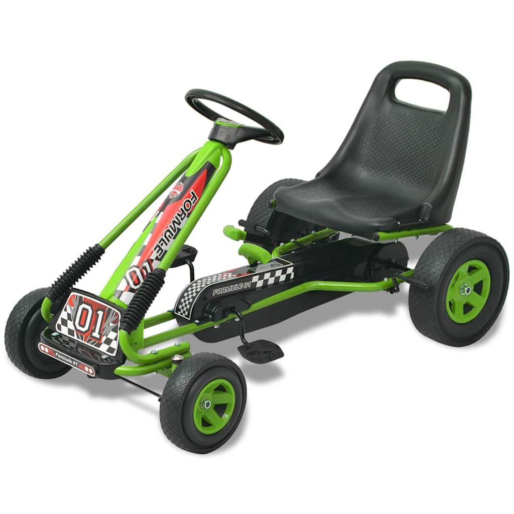 Gokart med pedal och justerbart säte