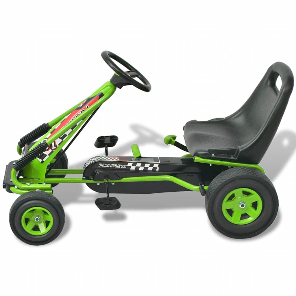 Gokart med pedal och justerbart säte