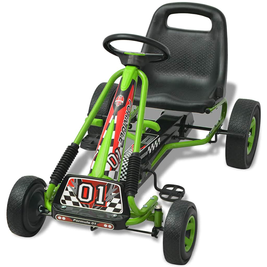 Gokart med pedal och justerbart säte