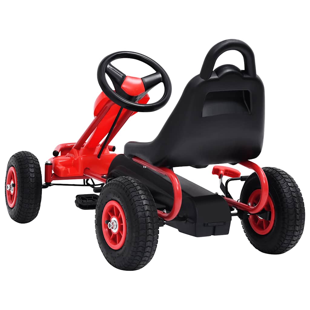 Pedaldriven Gokart Med Luftdäck