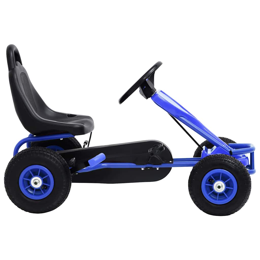 Pedaldriven gokart med luftfyllda däck