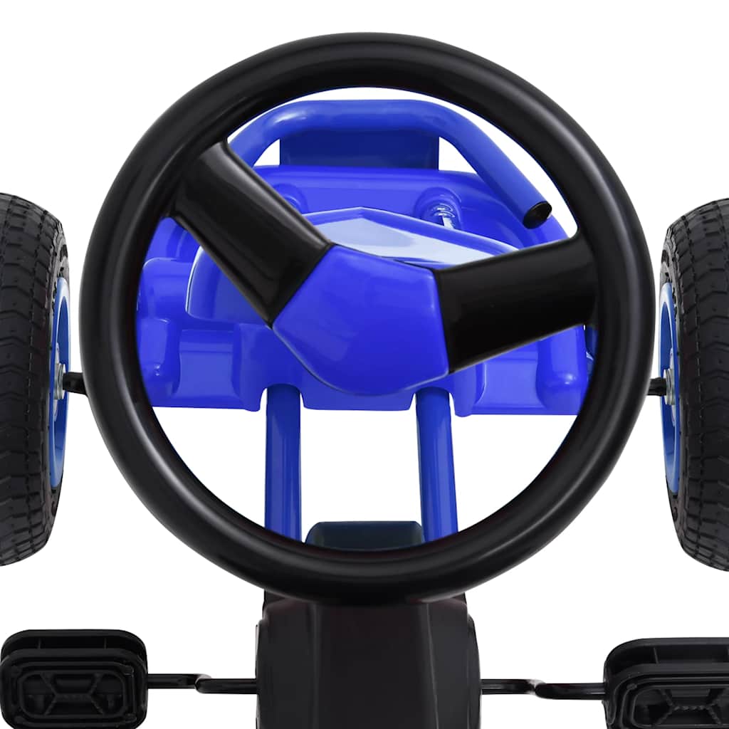 Pedaldriven gokart med luftfyllda däck