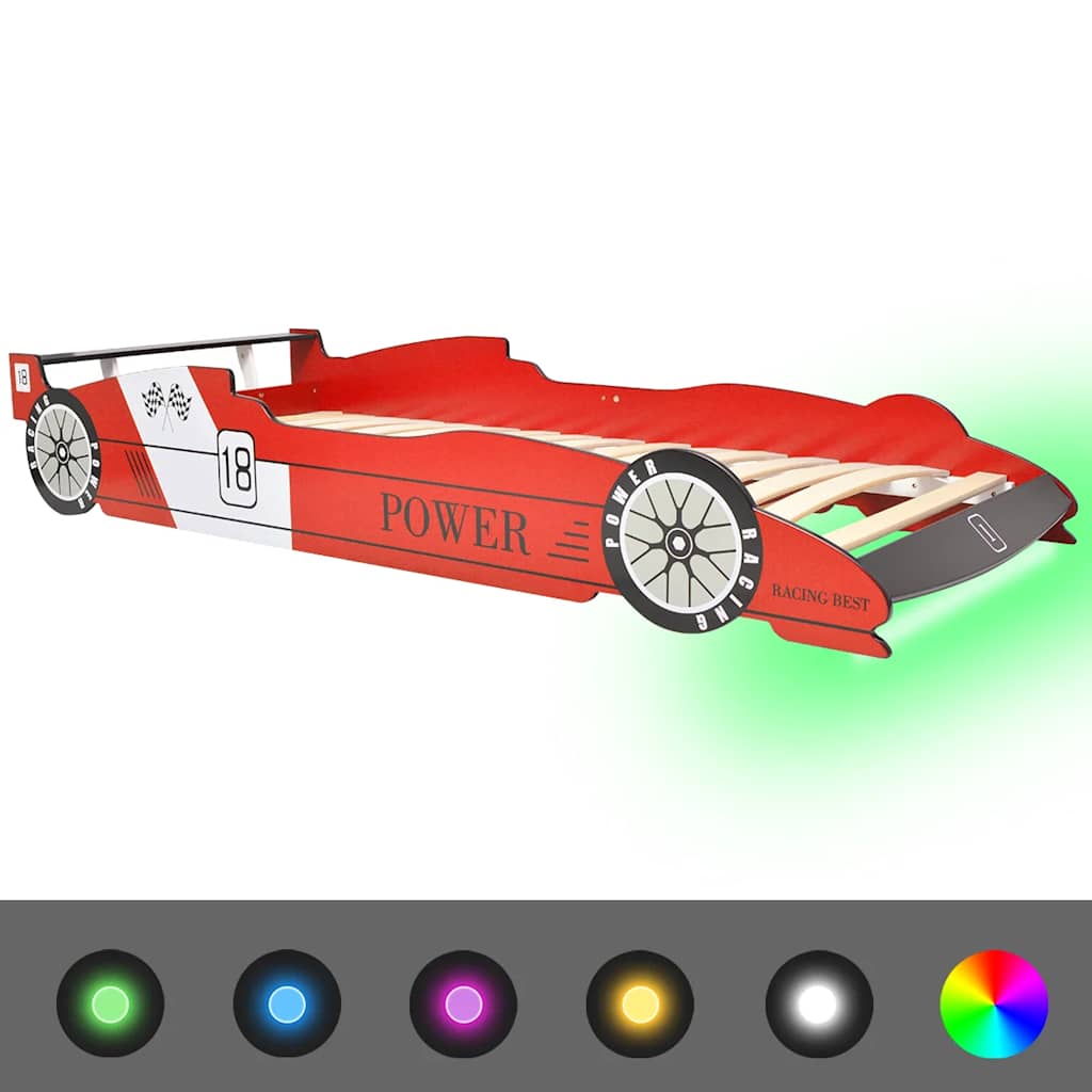 LED Barnsäng Racerbil
