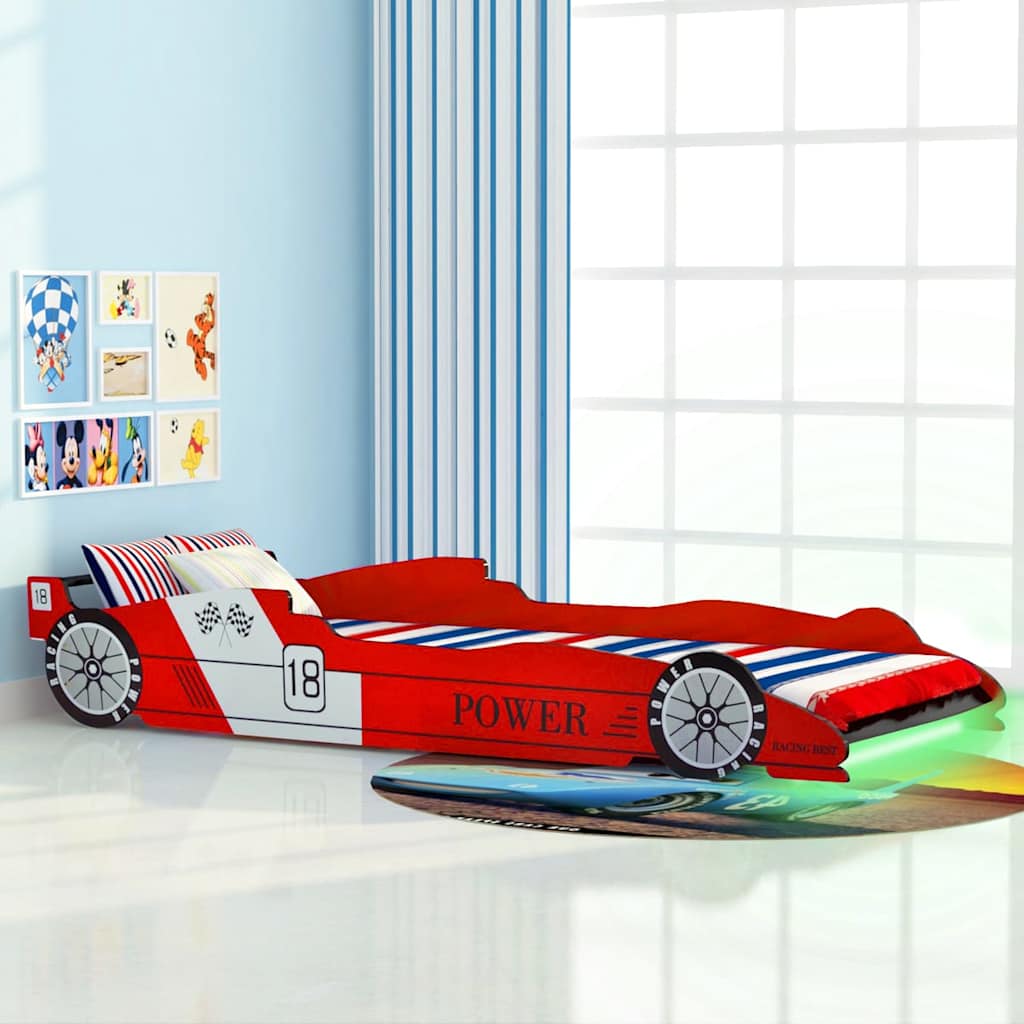 LED Barnsäng Racerbil