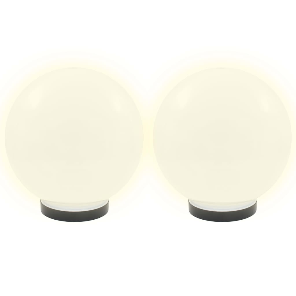 Globlampa LED Set 2 St Sfäriska PMMA
