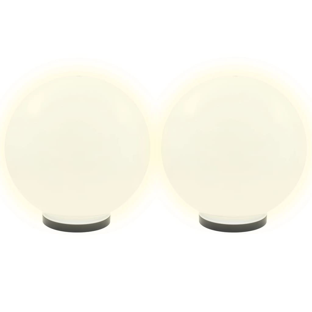 Globlampa LED Set 2 St Sfäriska PMMA