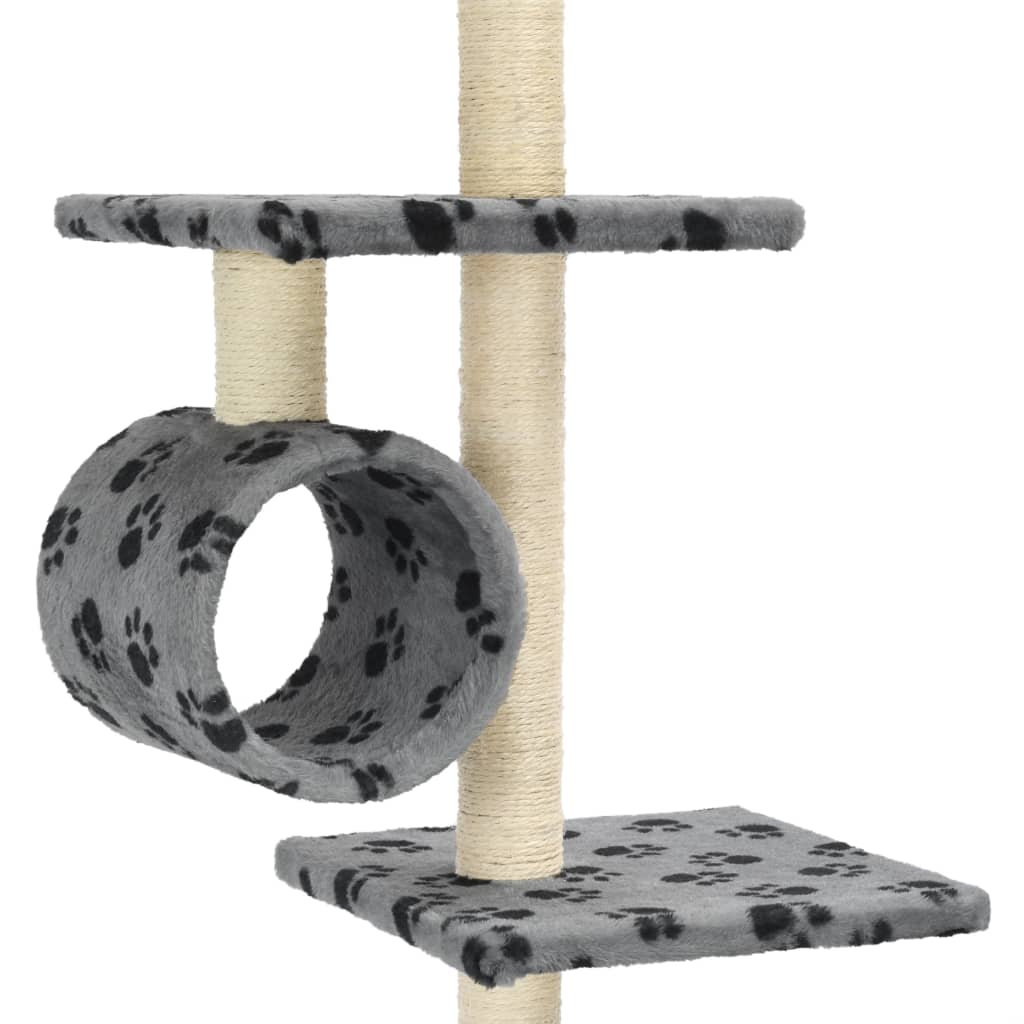 Klösträd med sisalpelare 260 cm tassavtryck