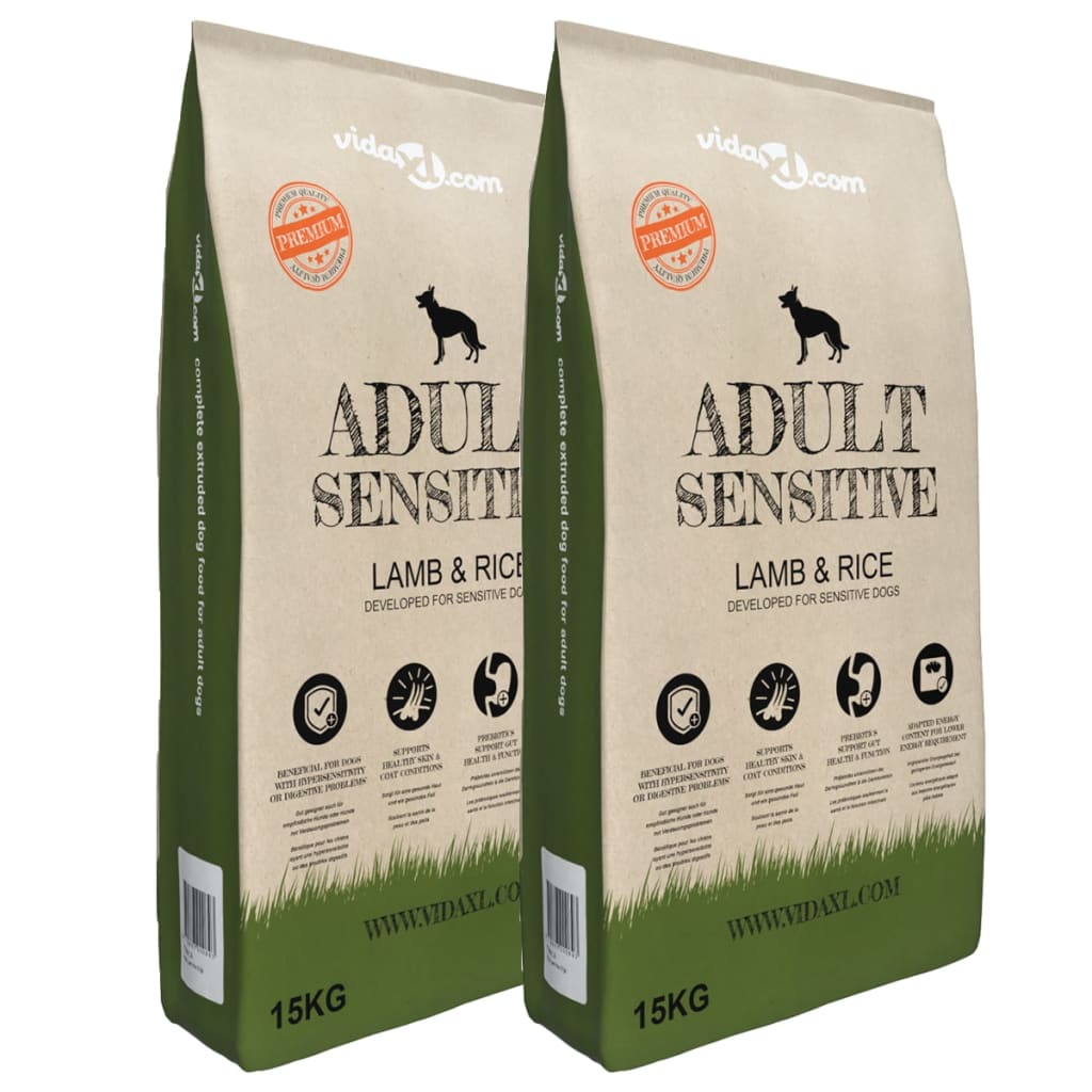Premium Hundmat Torr Adult Sensitive Lamb & Rice 2 St