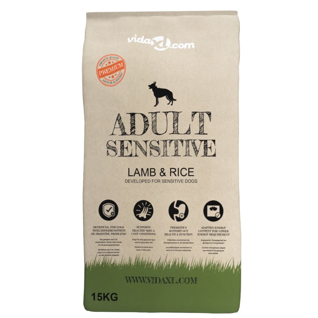 Premium Hundmat Torr Adult Sensitive Lamb & Rice 2 St