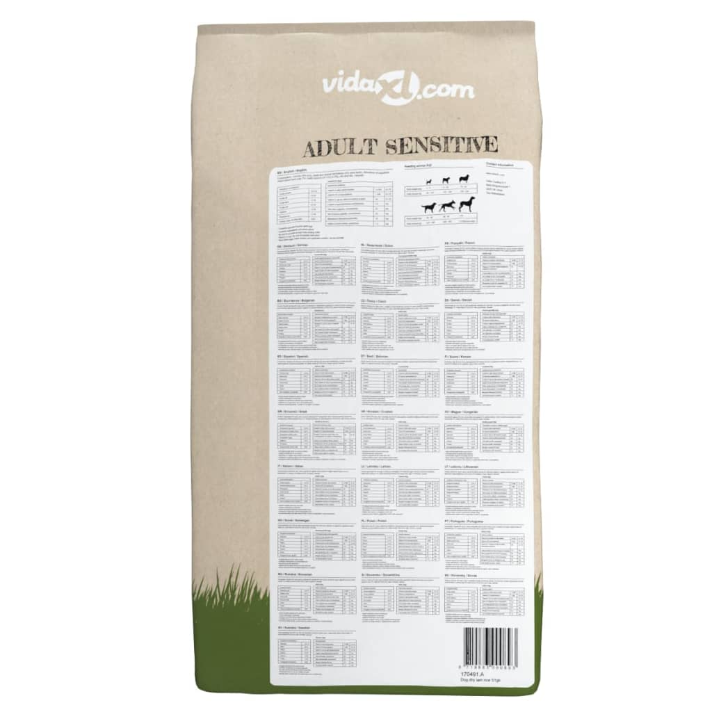 Premium Hundmat Torr Adult Sensitive Lamb & Rice 2 St