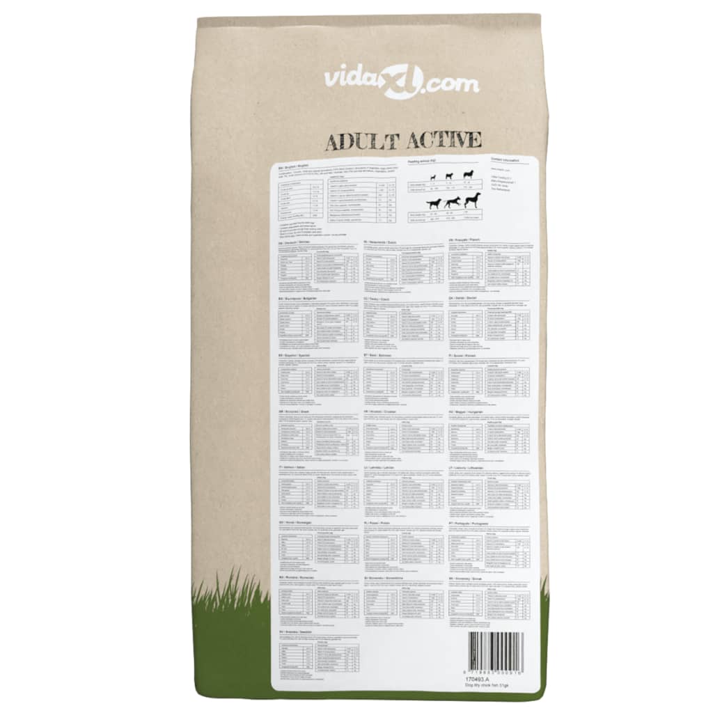 Premium hundmat torr Adult Active Chicken & Fish