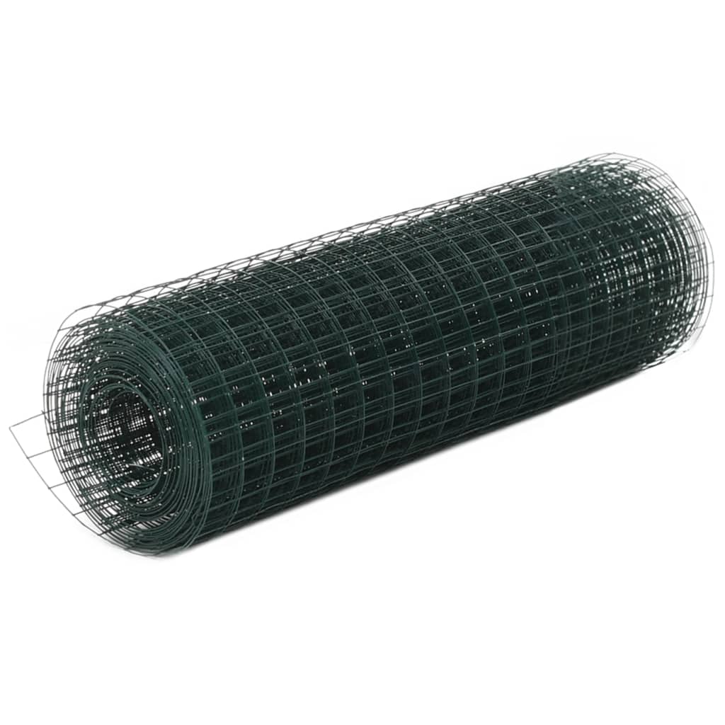 Hönsnät stål med PVC-beläggning