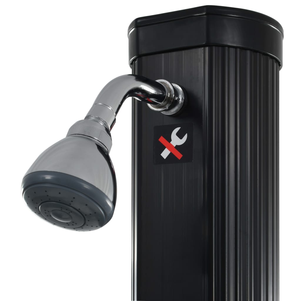 Hopfällbar soldusch 214 cm 23 L