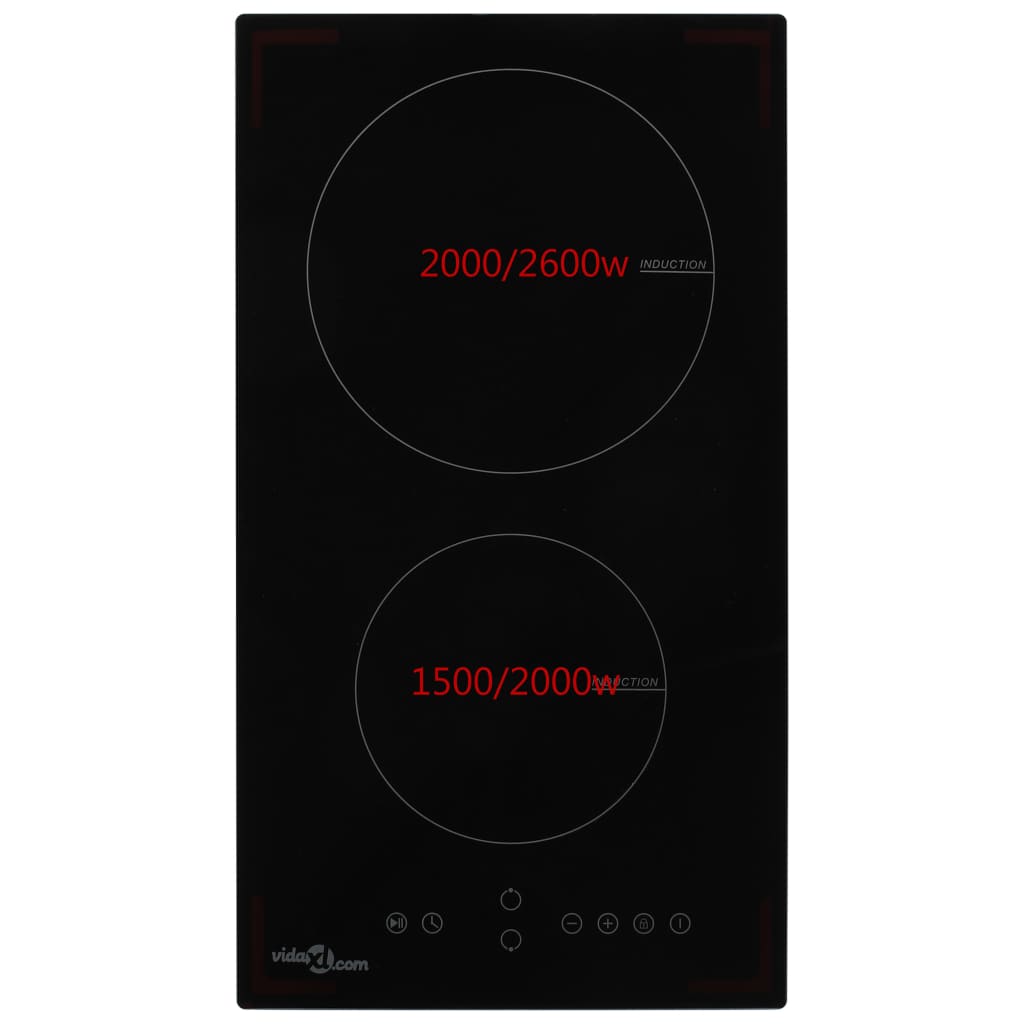 Induktionshäll Med 2 Plattor Touchkontroll 3500 W
