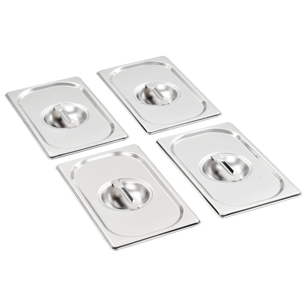 Lock till GN-kantin 1 och 4 4 st rostfritt stål