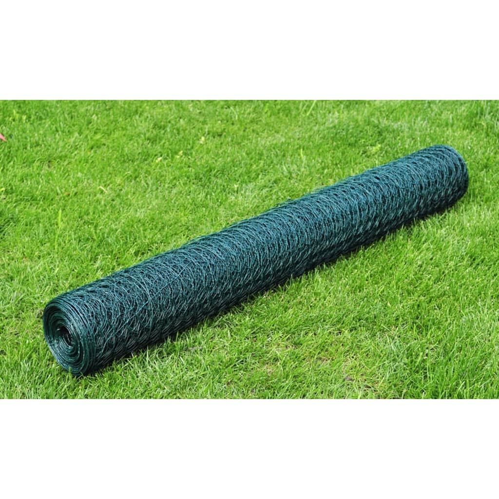 Hönsnät stål med PVC-beläggning