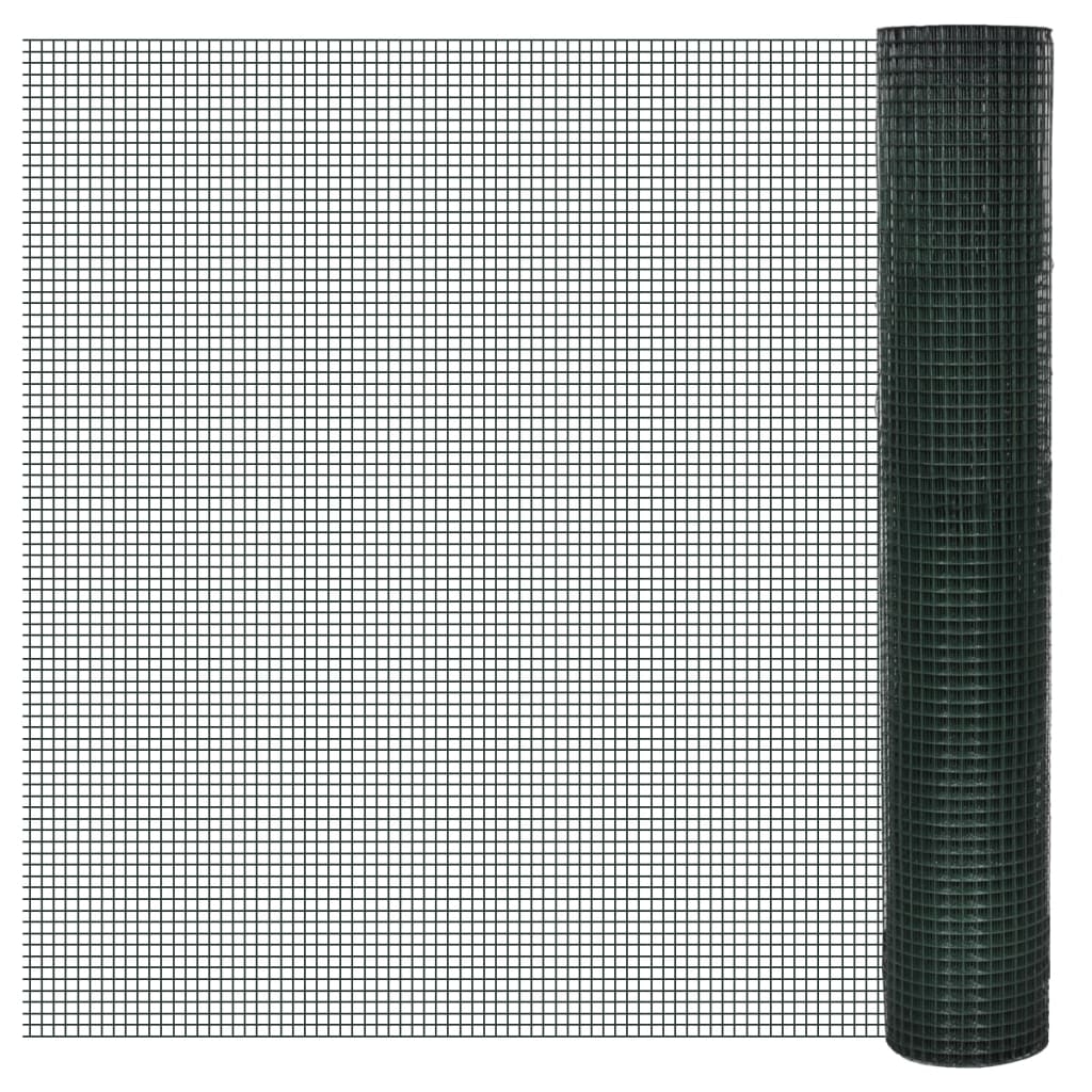Hönsnät galvaniserat med PVC-beläggning