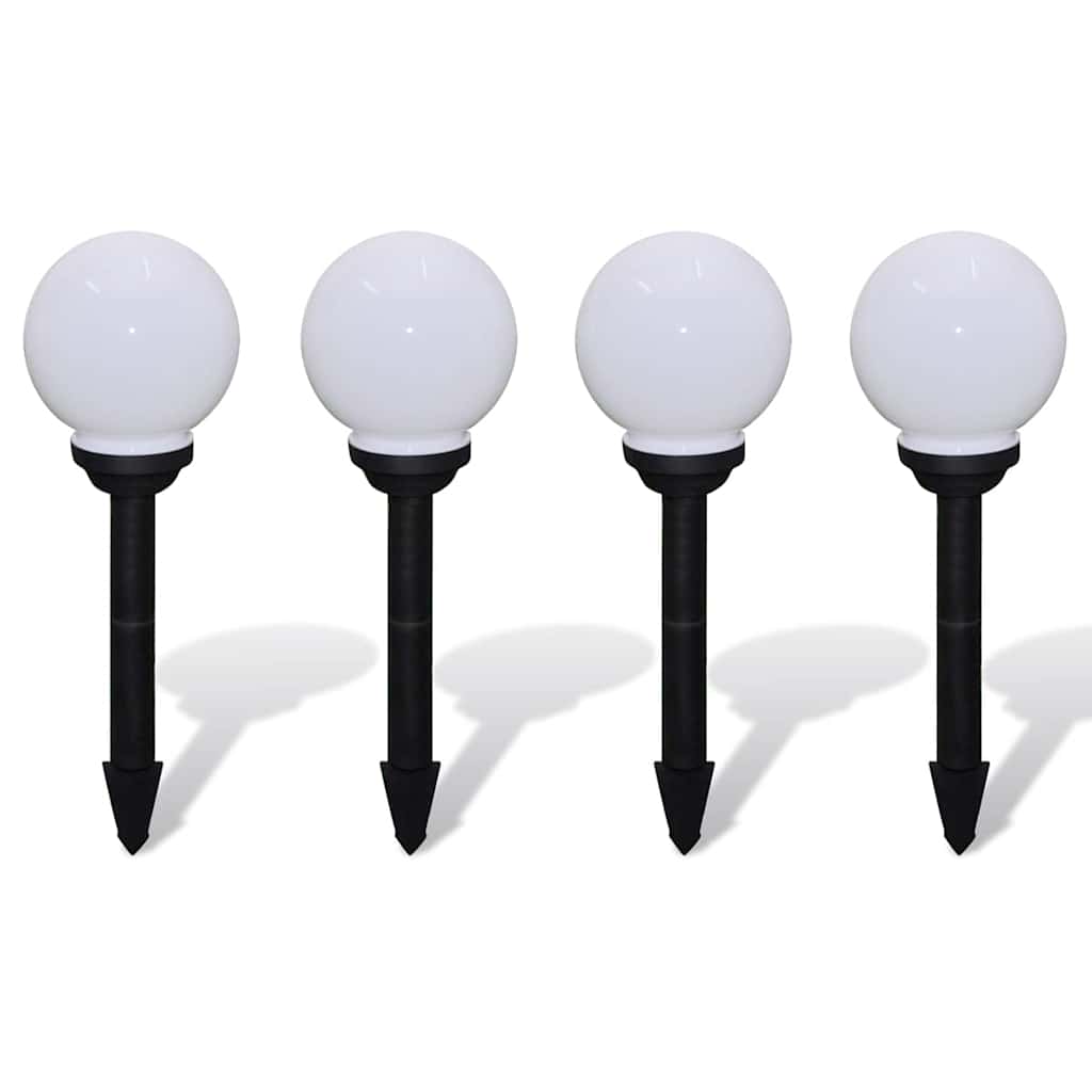 Utomhuslampor 4 St LED Med Markspett