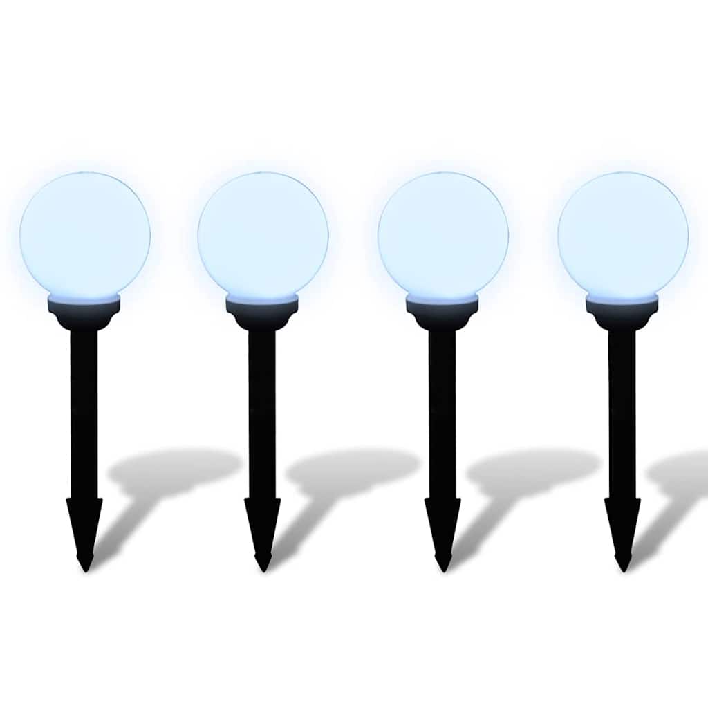 Utomhuslampor 4 St LED Med Markspett