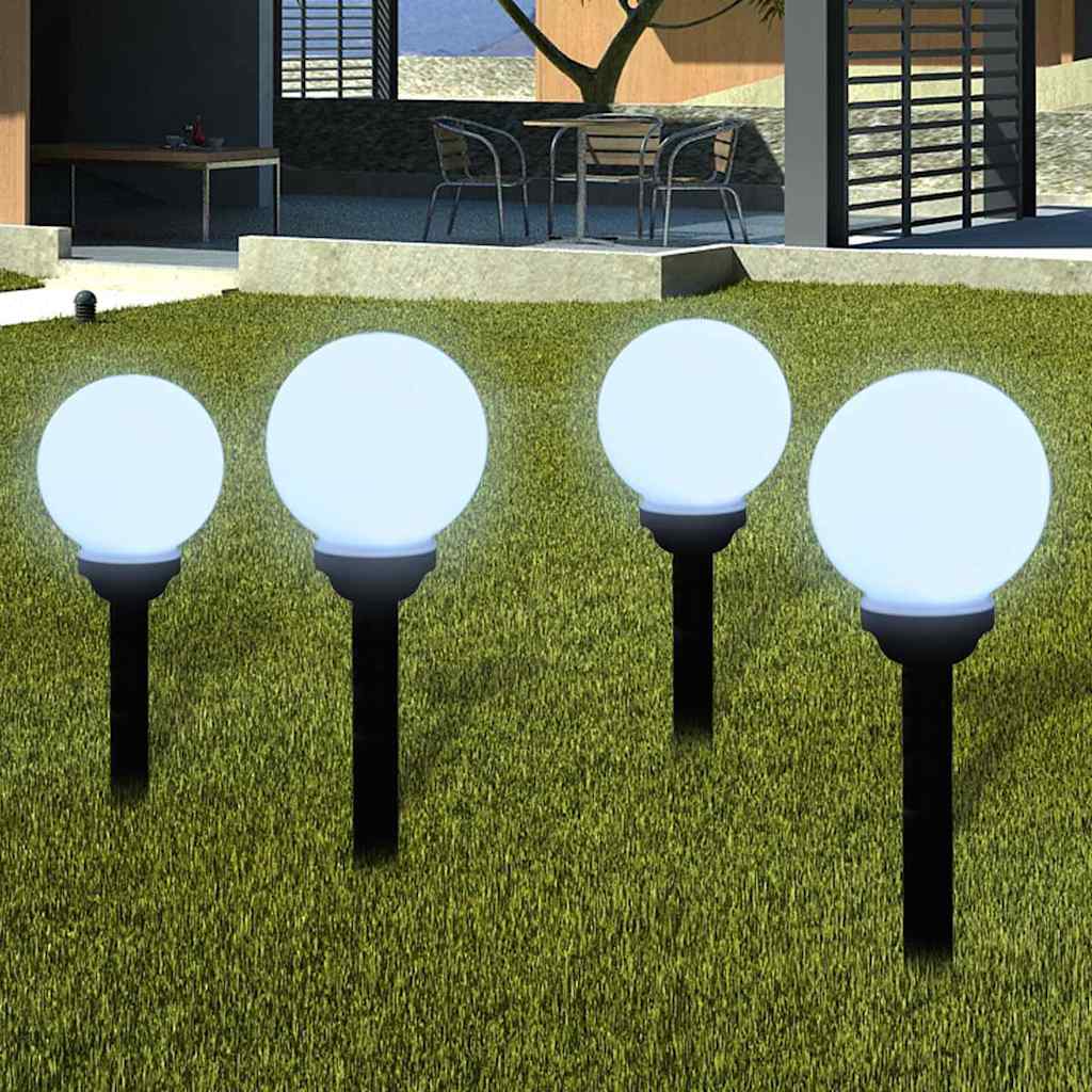 Utomhuslampor 4 St LED Med Markspett
