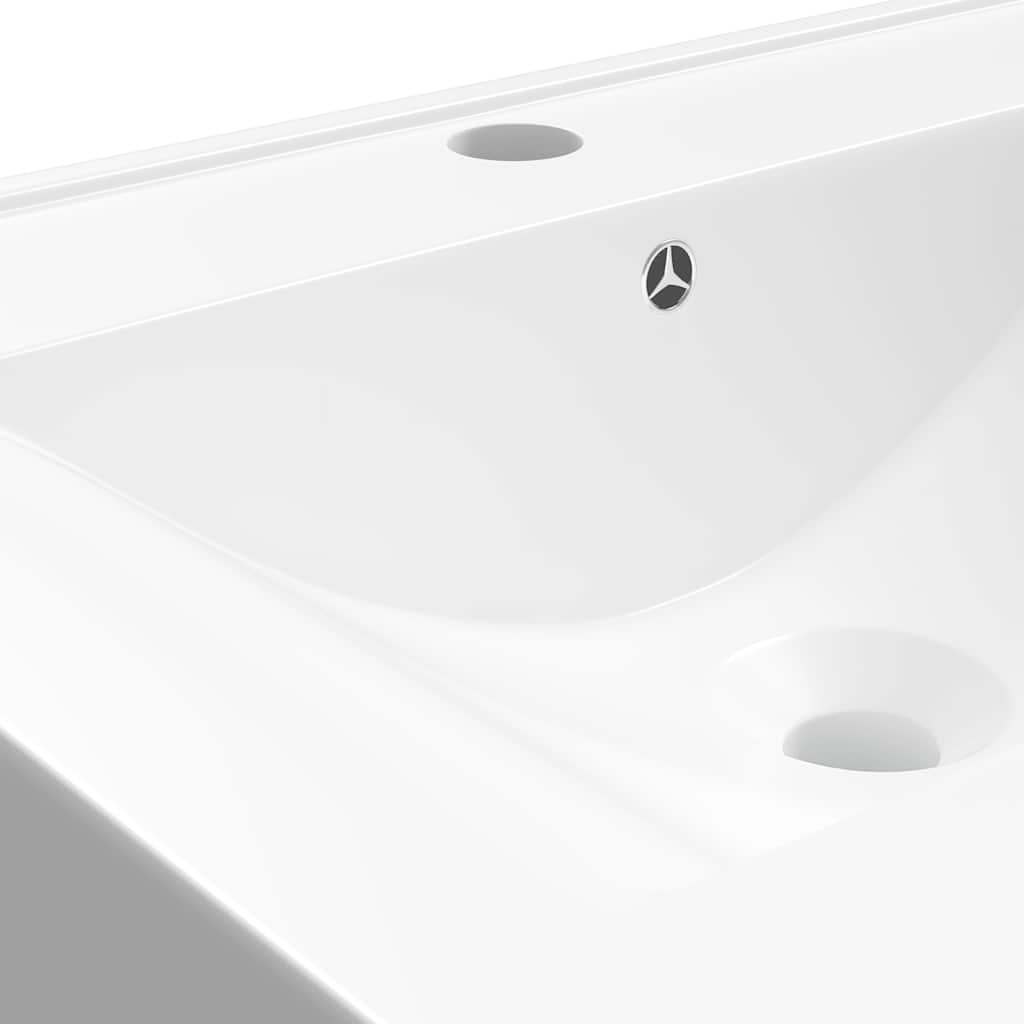 Lyxigt rektangulärt handfat keramiskt