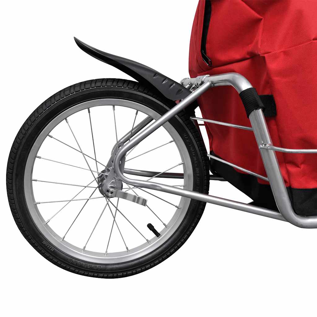 Cykelsläp ett hjul med förvaringsväska