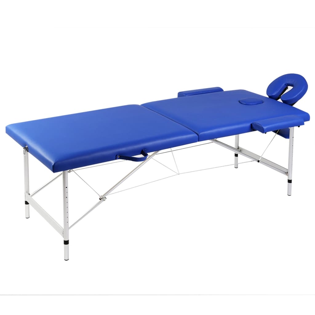Hopfällbar massagebänk 2 sektioner