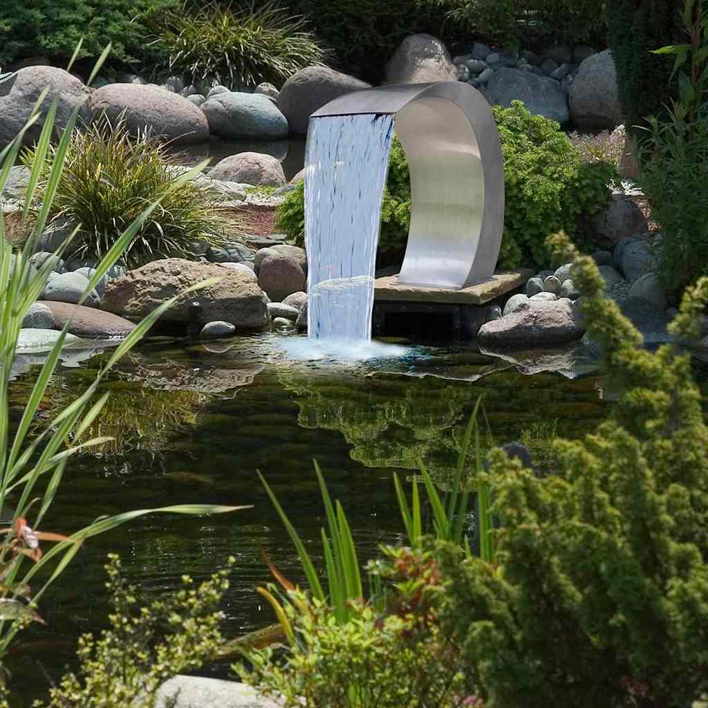 Poolfontän Trädgårdsvattenfall I Rostfritt