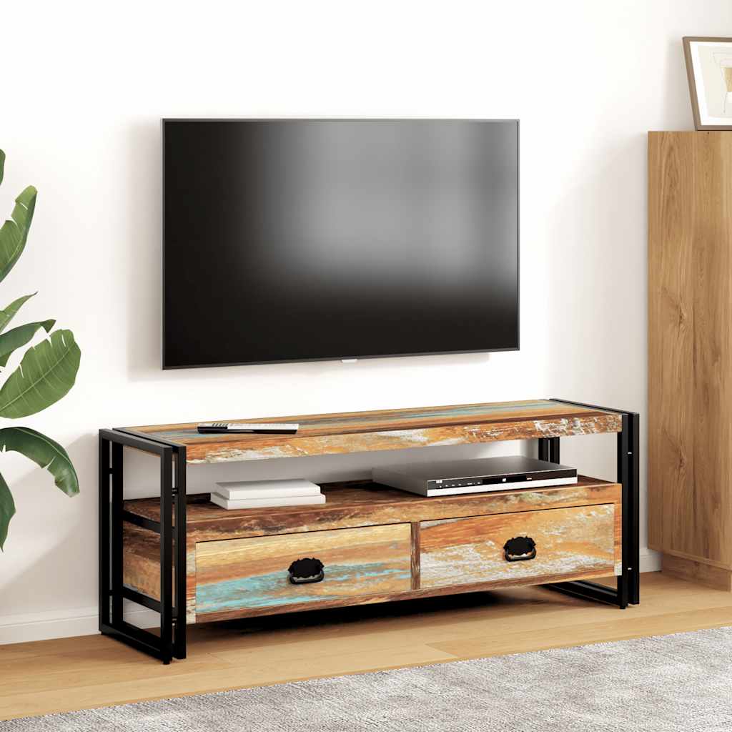 TV-bänk Massivt Återvunnet