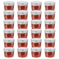 Syltburkar i glas med silvriga lock 24 st 110 ml