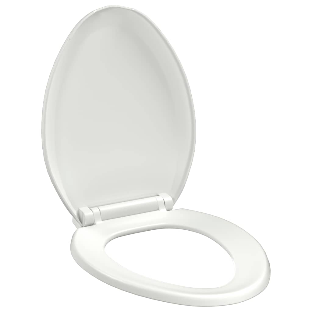 Toalettsits med mjuk stängning och snabbfäste