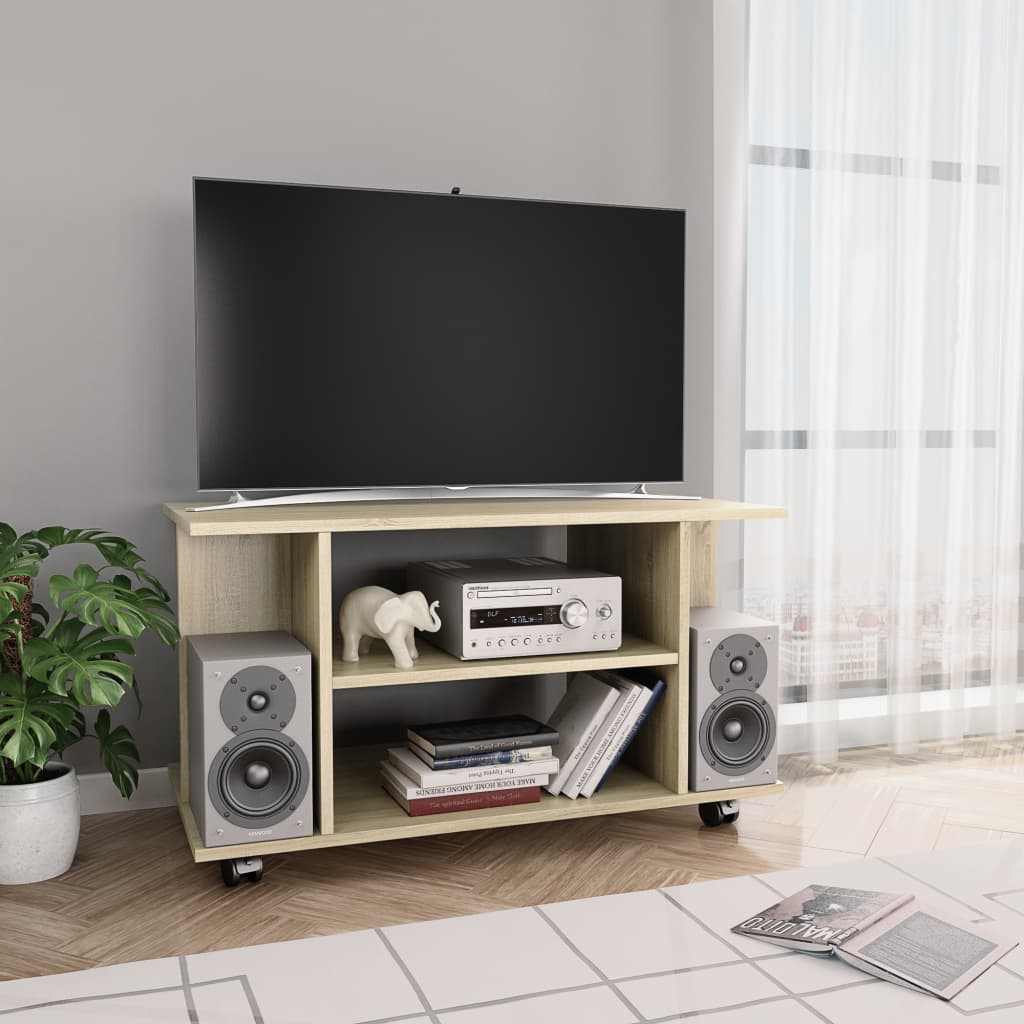 TV-bänk Med Hjul