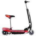 Sparkcykel med sits och leds för barn 120 w