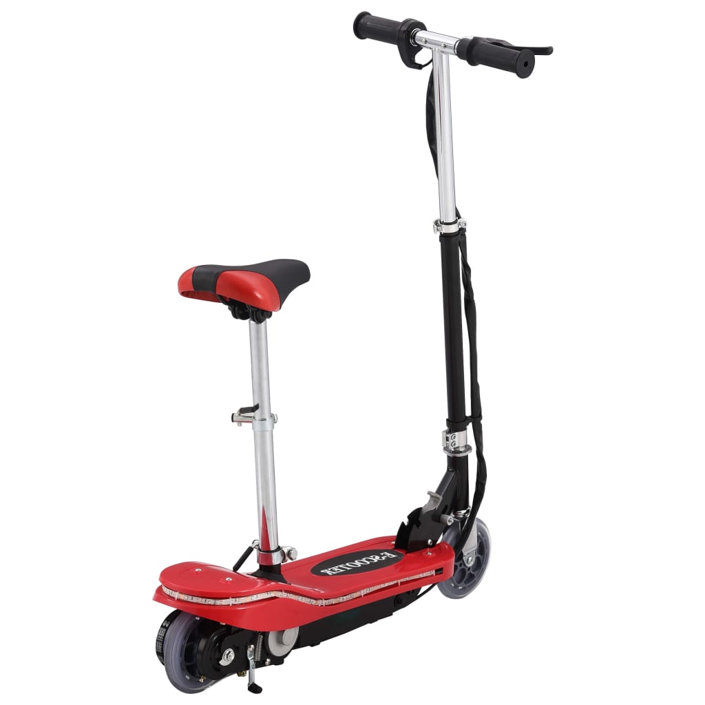 Sparkcykel med sits och leds för barn 120 w