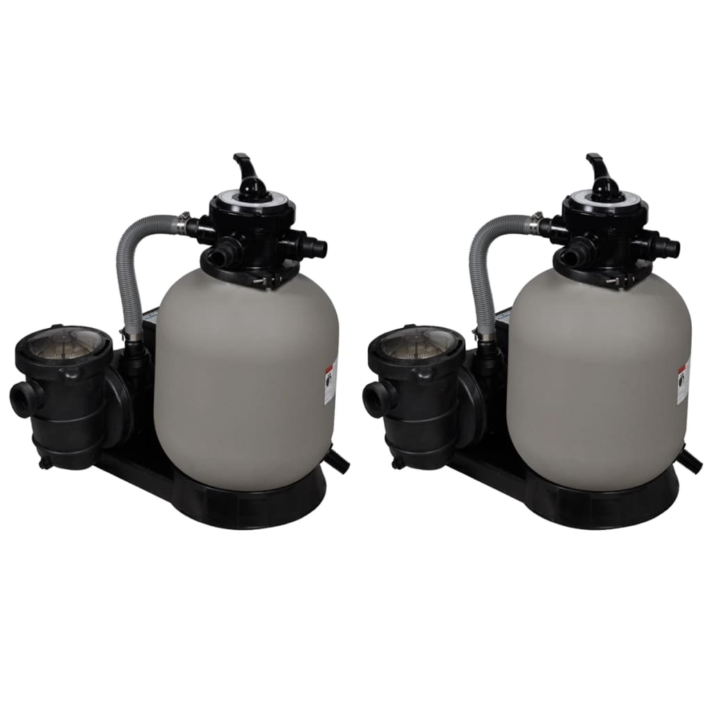 Sandfilterpumpar 2 St 600 W Och Tim