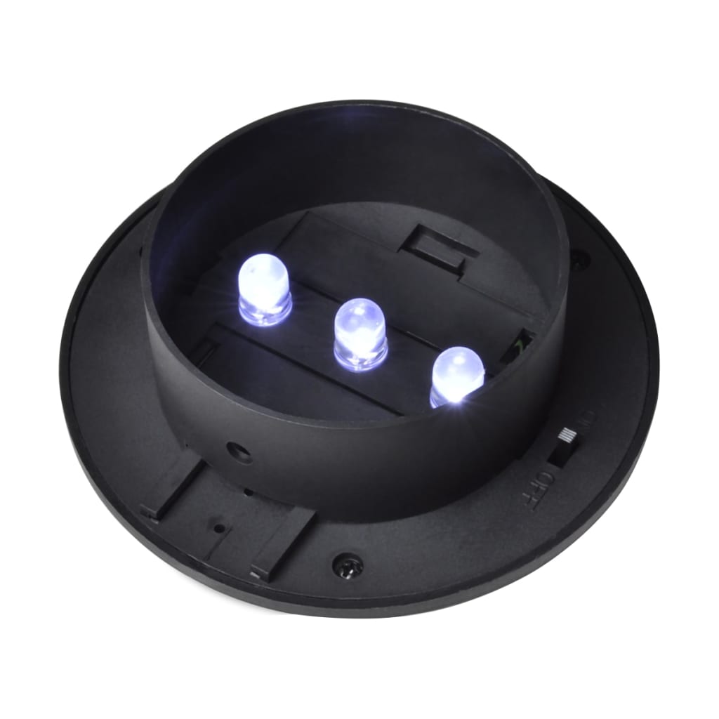 Solcellslampor För Staket 12 St LED