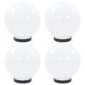 Globlampor 4 St LED Sfäriska PMMA