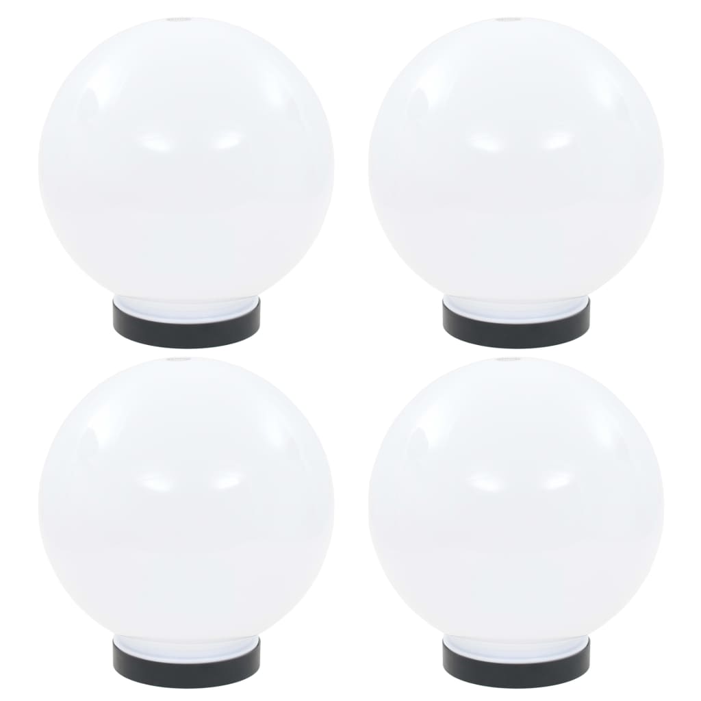 Globlampor 4 St LED Sfäriska PMMA