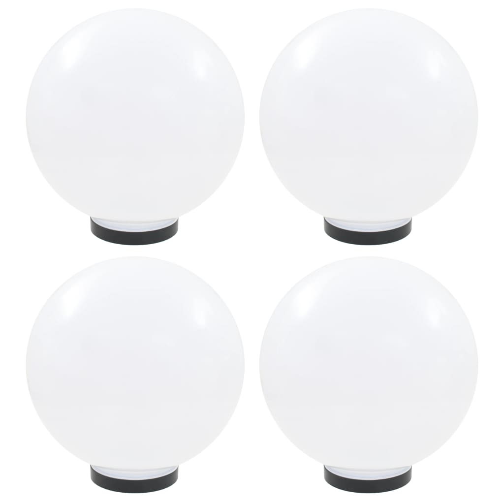 Globlampor 4 St LED Sfäriska PMMA