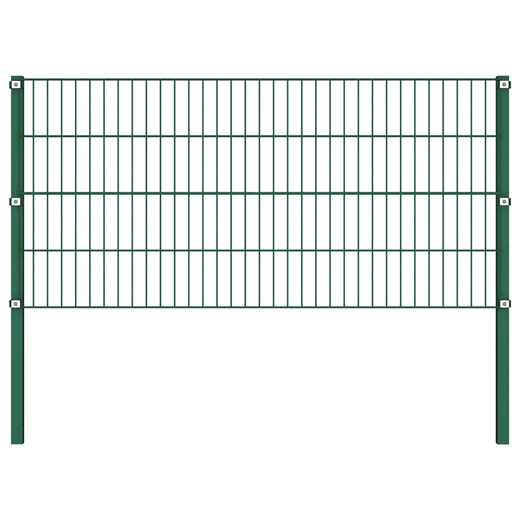 Staketpanel med Stolpar Järn