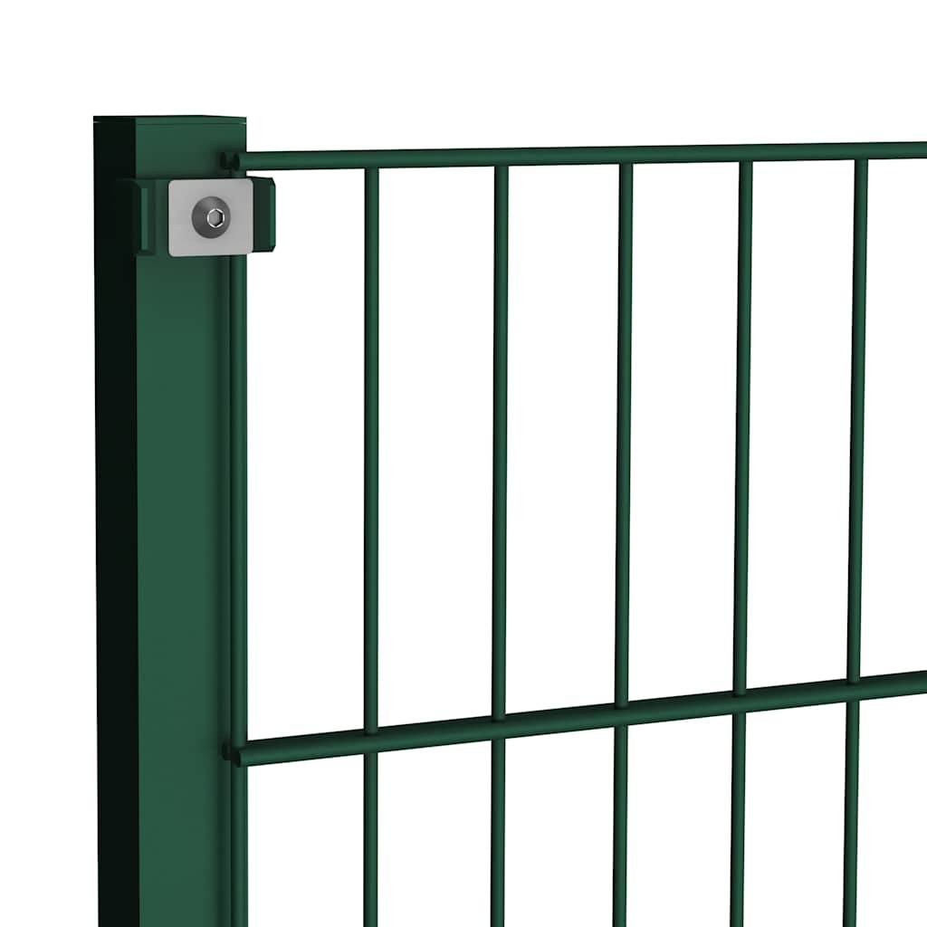 Staketpanel med Stolpar Järn