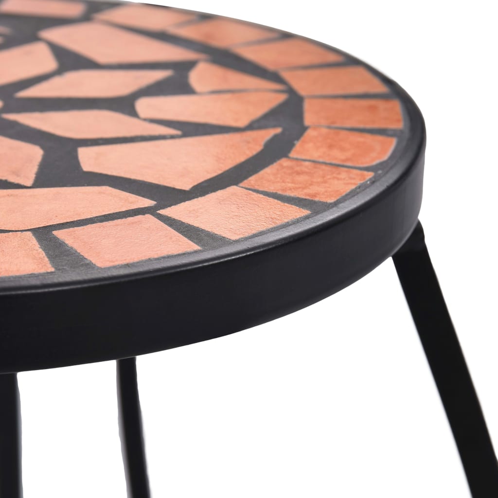 Mosaikbord terrakotta