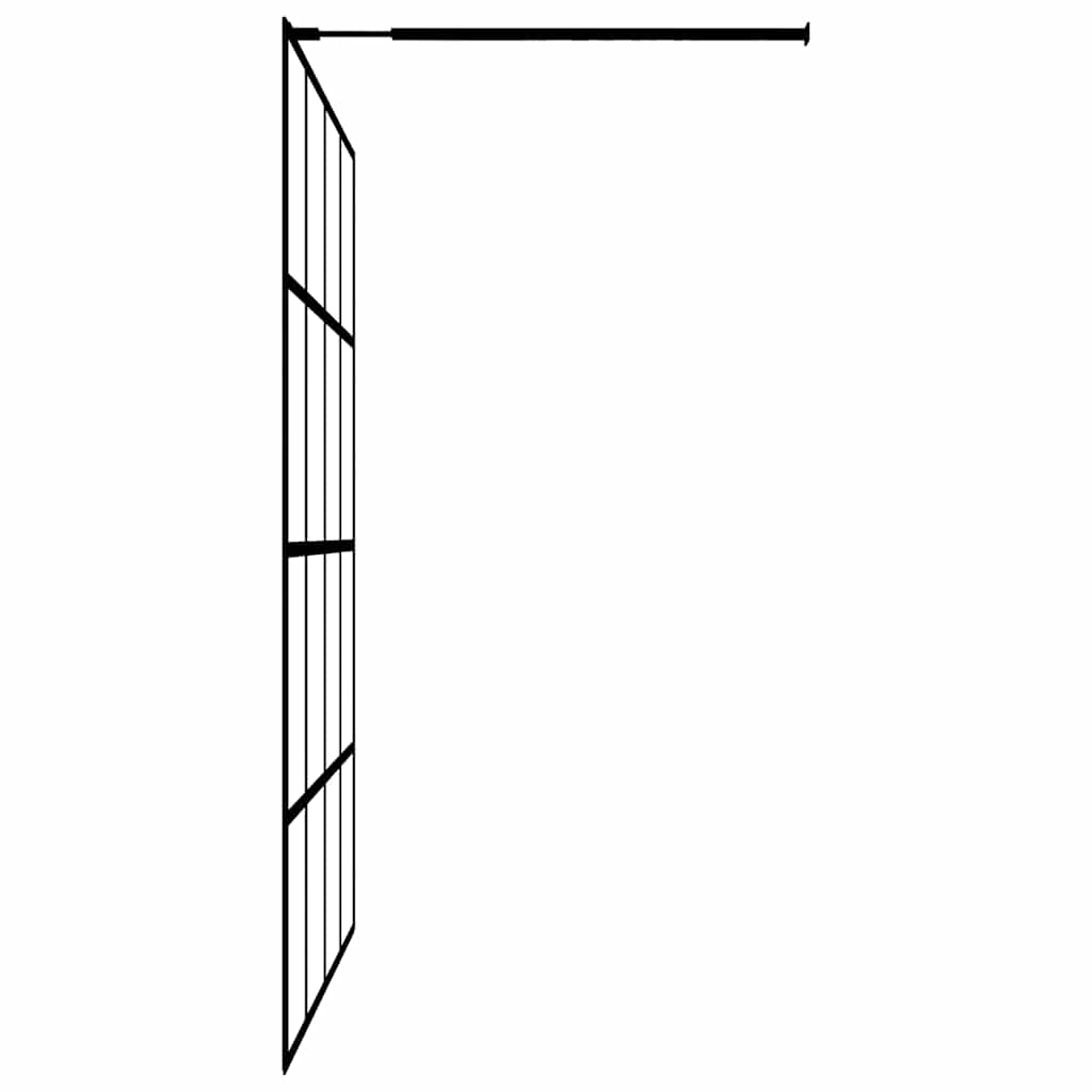 Duschvägg till duschkabin härdat klart glas