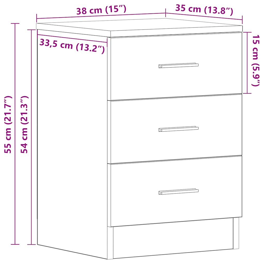 Sängbord 2 St