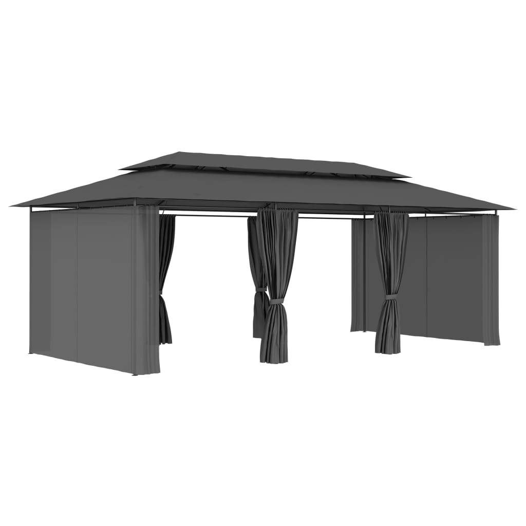 Paviljong med draperier